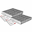 APCA4621 2x Activated Carbon Cabin Air Filter