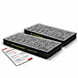 APCA4633 2x Activated Carbon Cabin Air Filter