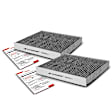APCA4634 2x Activated Carbon Cabin Air Filter