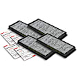 APCA4648 4x Activated Carbon Cabin Air Filters