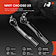 APCA4714 2x Front Left & Right Outer Tie Rod End