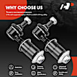 APCA4717 2 Pcs Front Stabilizer Bar Link