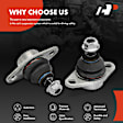 APCA4785 2x Front Lower Outer Ball Joint