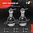 APCA4797 2 Pcs Front Lower Forward Ball Joint