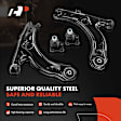 APCA4900 8 Pcs Control Arm & Sway Bar Link & Tie Rod End