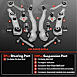APCA4909 12 Pcs Control Arm & Tie Rod End & Sway Bar Link