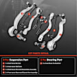 APCA4915 10 Pcs Control Arm with Ball Joint & Sway Bar Link
