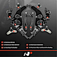 APCA4919 10 Pcs Control Arm & Tie Rod End & Ball Joint