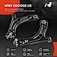 APCA5067 2x Front Lower Control Arm and Ball Joint Assembly