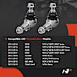 APCA5079 2x Front Lower Ball Joints