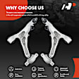APCA5092 2x Front Lower Control Arm with Ball Joint