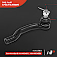 APCA5127 2 Pcs Front Outer Tie Rod End