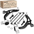 APCA5147 8 Pcs Control Arm & Ball Joint Assembly & Sway Bar Link & Tie Rod End