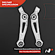 2021 Lincoln Aviator - Front, Driver and Passenger Side, Lower, Rearward Control Arm Kit, It Fits the Model from 5/6/2019.