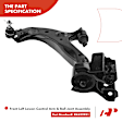 APCA5246 2 Pcs Front Lower Control Arm with Ball Joint