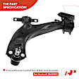 APCA5246 2 Pcs Front Lower Control Arm with Ball Joint
