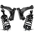 APCA5247 4 Pcs Front Complete Strut & Coil Spring Control Arm Kit