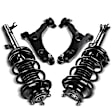 APCA5251 4 Pcs Front Complete Strut & Coil Spring Control Arm Kit
