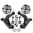 APCA5279 8 Pcs Front Wheel Hub Bearing & Control Arm Kit
