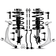 APCA5291 12 Pcs Complete Strut & Coil Spring Control Arm Kit