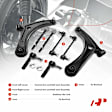 APCA5303 10 Pcs Front Complete Strut & Coil Spring Control Arm Kit
