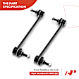 APCA5303 10 Pcs Front Complete Strut & Coil Spring Control Arm Kit