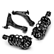 APCA5304 4 Pcs Front Complete Strut & Coil Spring Control Arm Kit