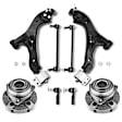 APCA5318 8 Pcs Front Wheel Hub Bearing & Control Arm Kit