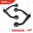 APCA5335 13 Pcs Front Wheel Hub Bearing Control Arm Ball Joint Kit