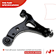 APCA5364 10 Pcs Front Wheel Hub Bearing & Control Arm Kit