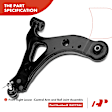 APCA5364 10 Pcs Front Wheel Hub Bearing & Control Arm Kit