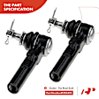 APCA5364 10 Pcs Front Wheel Hub Bearing & Control Arm Kit
