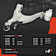 APCA5431 Front Right Lower Control Arm with Ball Joint