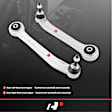 APCA5494 2 Pcs Rear Upper Rearward Control Arm with Ball Joint