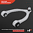 APCA5499 2 Pcs Front Upper Control Arm with Ball Joint