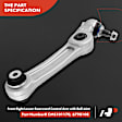 APCA5512 2 Pcs Front Lower Rearward Control Arm with Ball Joint