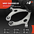 APCA5526 2 Pcs Front Control Arm & Ball Joint Assembly