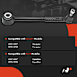 1-Pc Control Arm and Ball Joint Kit, Rear Upper Rearward with Ball Joint A-Premium APCA5630