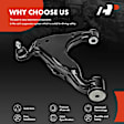 1-Pc Control Arm and Ball Joint Kit, Front Passenger Lower with Ball Joint A-Premium APCA5643