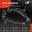 APCA5897 2 Pcs Front Lower Control Arm & Ball Joint Assembly