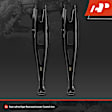APCA5960 2 Pcs Rear Lower Rearward Control Arm
