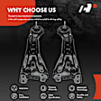 APCA5964 2 Pcs Rear Driver & Passenger Control Arm