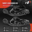 APCA6008 2 Pcs Rear Lower Control Arm