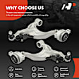 APCA6023 2 Pcs Front Lower Control Arm with Ball Joint