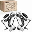 APCA6048 10 Pcs Control Arm with Ball Joint & Stabilizer Bar & Tie Rod End
