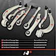 APCA6052 8 Pcs Front Control Arms & Ball Joint Assembly