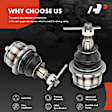 APCA6082 2 Pcs Front Lower Ball Joint