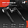 APCA6090 2 Pcs Front Outer Tie Rod End