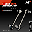 APCA6092 2 Pcs Rear Stabilizer Bar Link