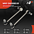 APCA6092 2 Pcs Rear Stabilizer Bar Link